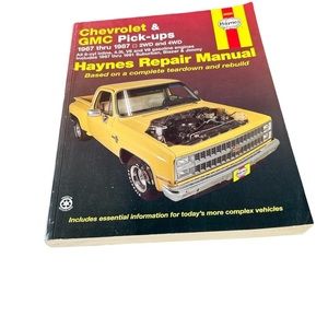 Chevrolet & GMC Pickups 1967 Thru 1987 Haynes Automatic Repair Manual # 24064